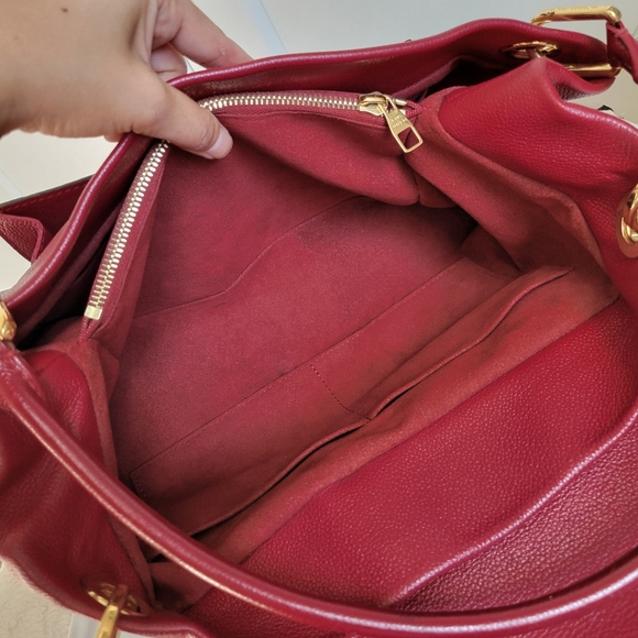 💕Beautiful DISCONTINUED Tote Bag LOUIS VUITTON Olympe MM Monogram MAGENTA - Picture 11 of 16